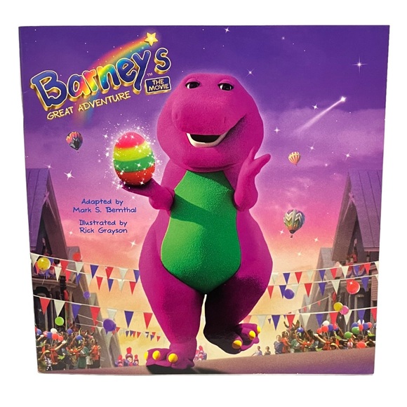 Barney's Great Adventure Paperback Book RARE - Picture 11 of 11